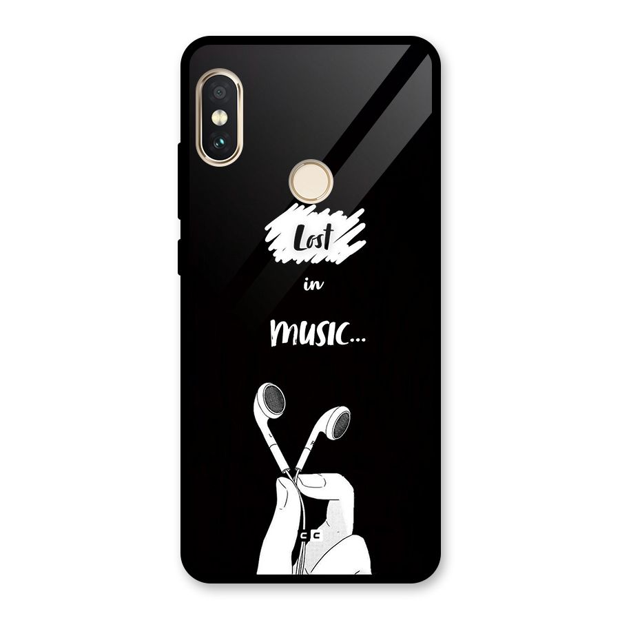 Lost In Music Glass Back Case for Redmi Note 5 Pro