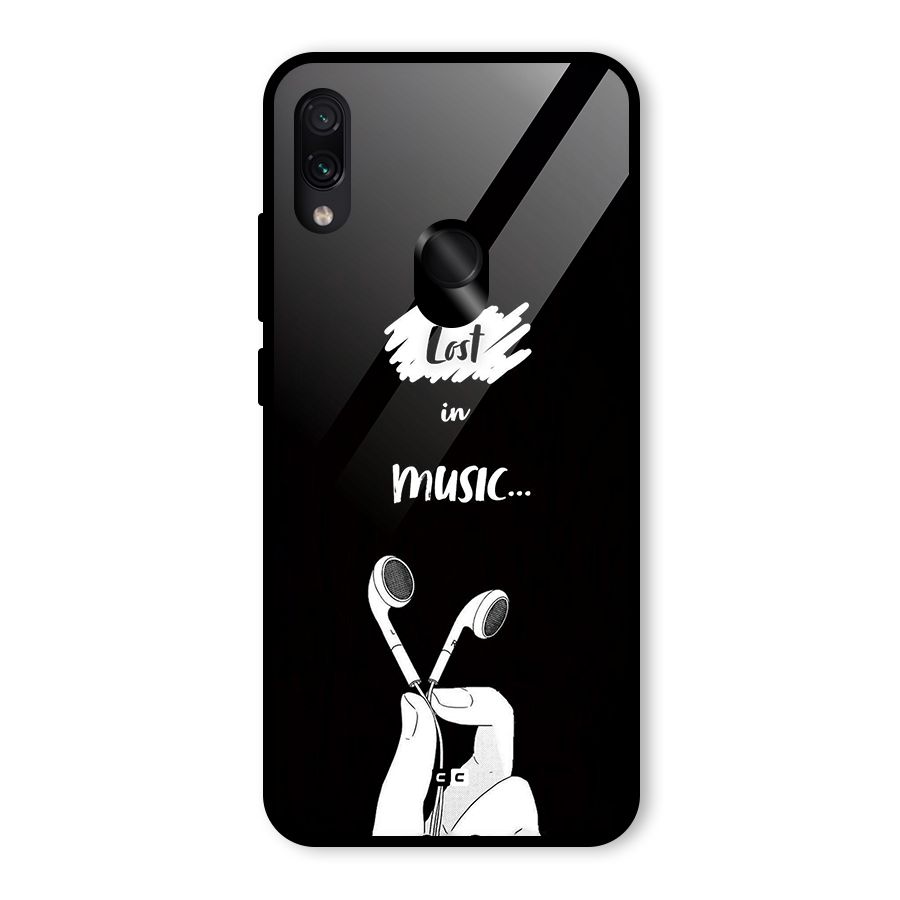 Lost In Music Glass Back Case for Redmi Note 7 Pro