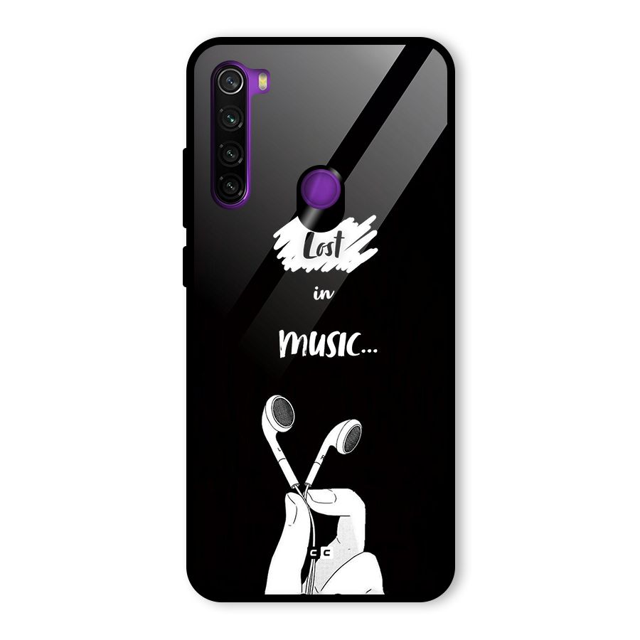 Lost In Music Glass Back Case for Redmi Note 8