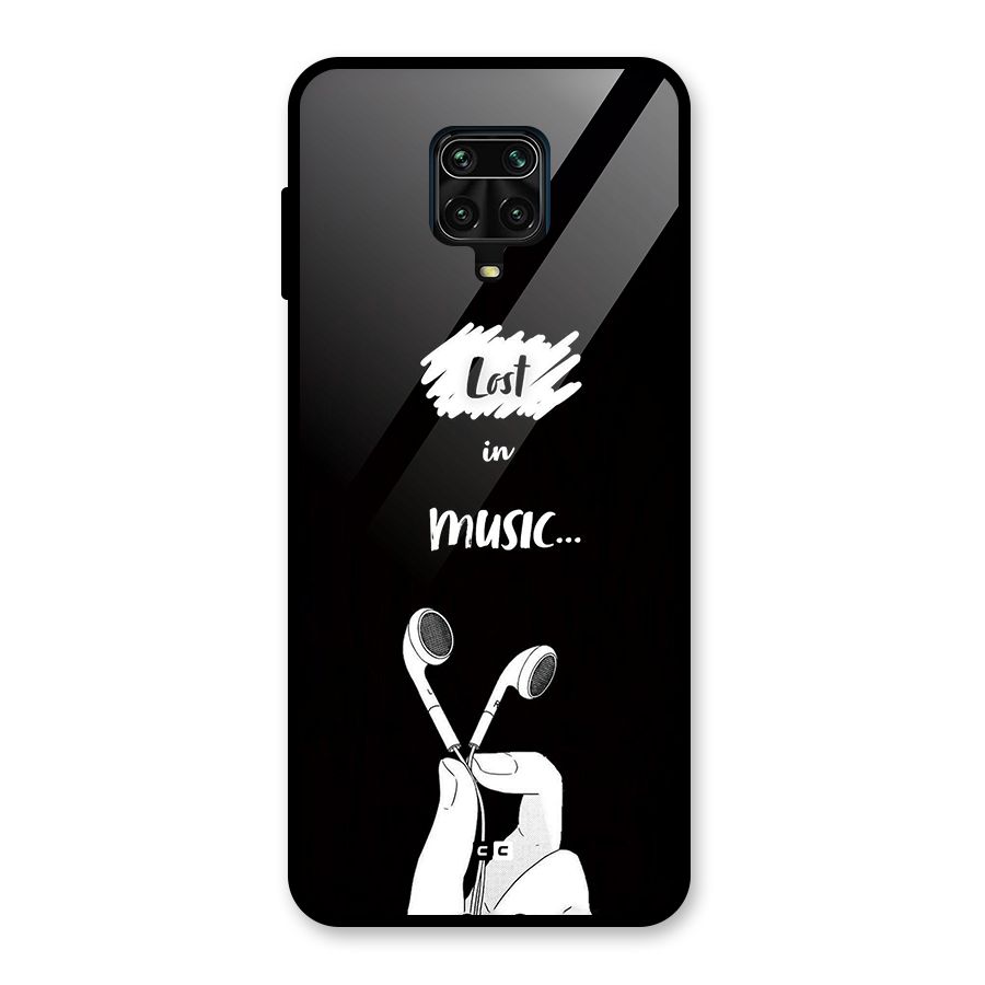 Lost In Music Glass Back Case for Redmi Note 9 Pro