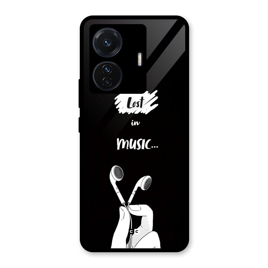 Lost In Music Glass Back Case for Vivo T1 Pro