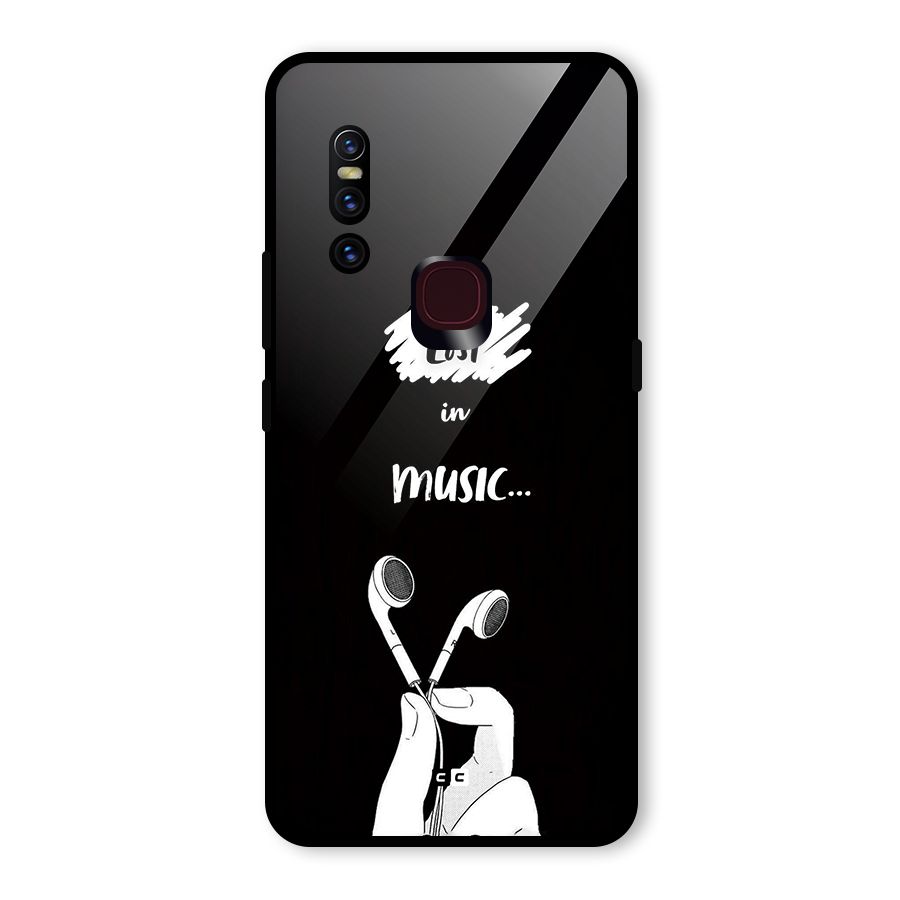 Lost In Music Glass Back Case for Vivo V15