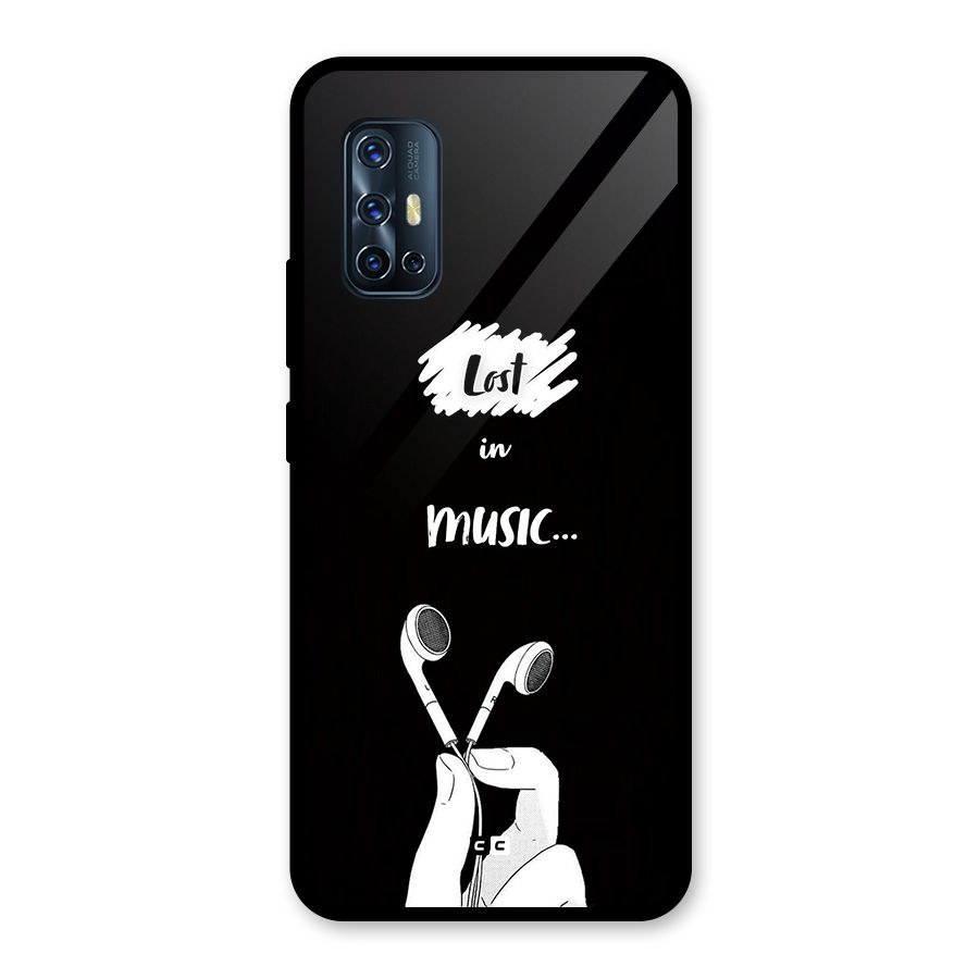 Lost In Music Glass Back Case for Vivo V17