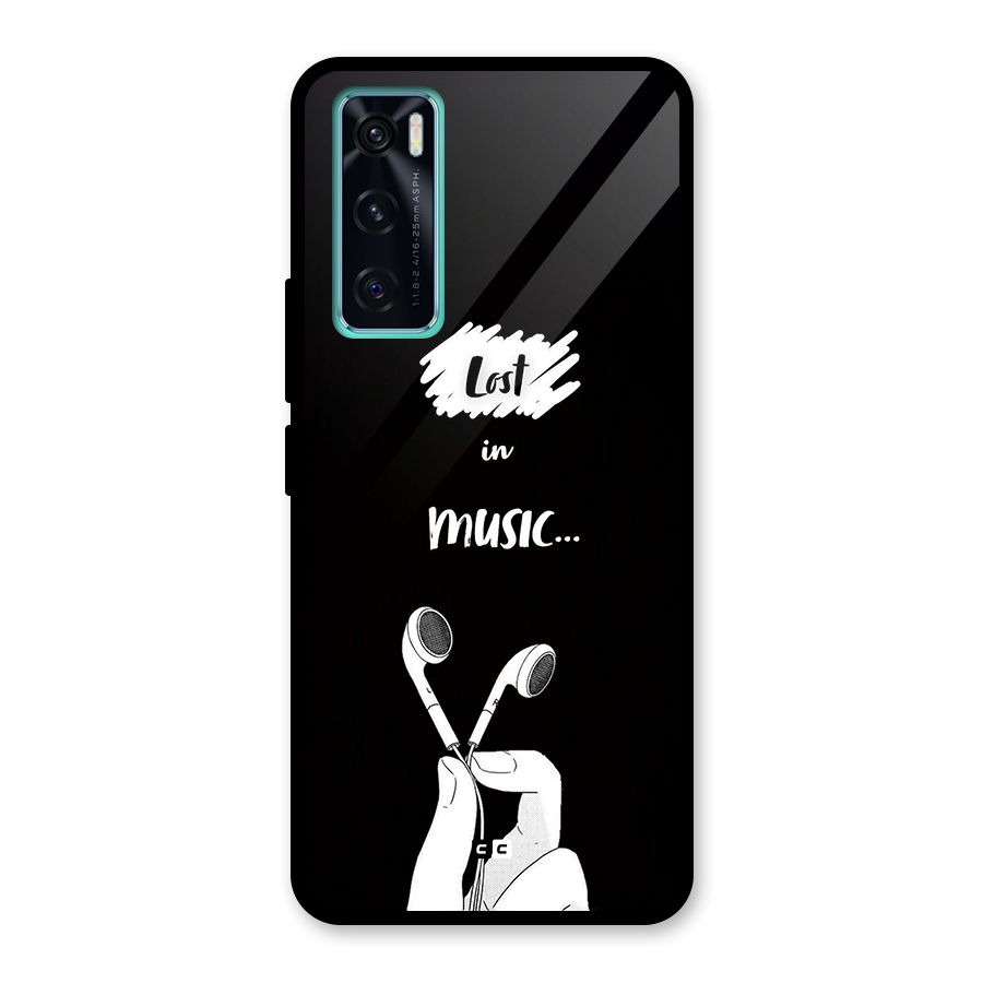 Lost In Music Glass Back Case for Vivo V20 SE