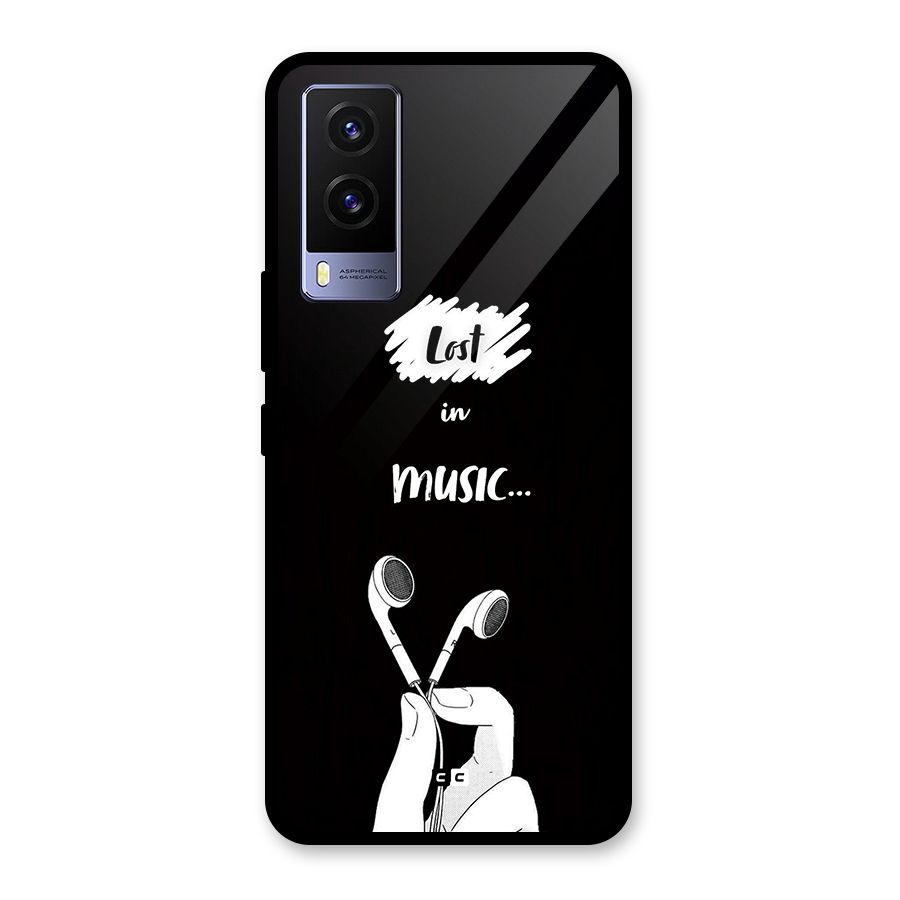 Lost In Music Glass Back Case for Vivo V21e 5G