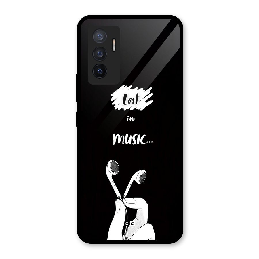 Lost In Music Glass Back Case for Vivo V23e