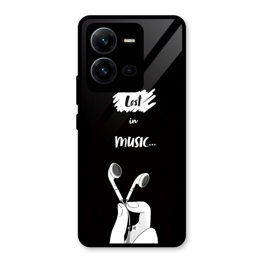 Lost In Music Glass Back Case for Vivo V25