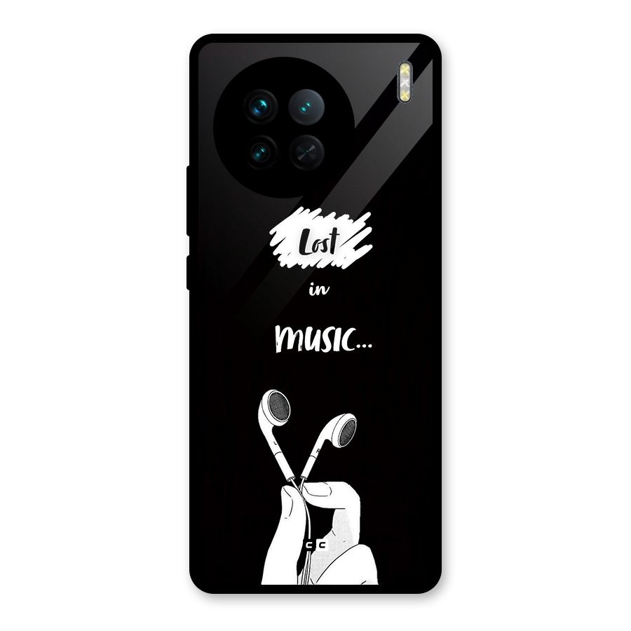 Lost In Music Glass Back Case for Vivo X90