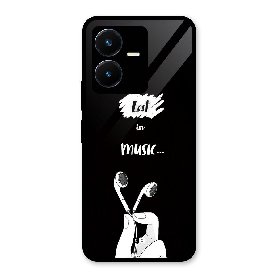 Lost In Music Glass Back Case for Vivo Y22