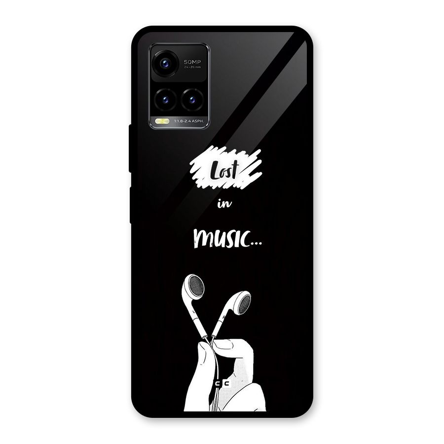 Lost In Music Glass Back Case for Vivo Y33s
