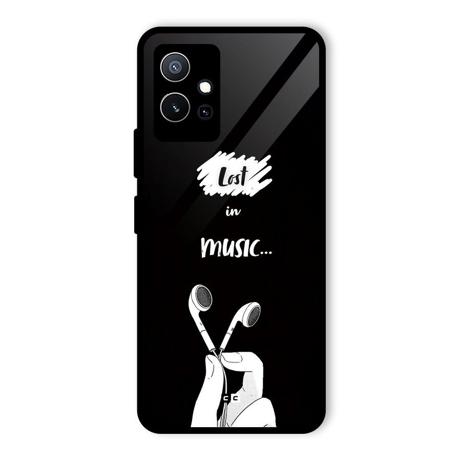 Lost In Music Glass Back Case for Vivo Y75 5G