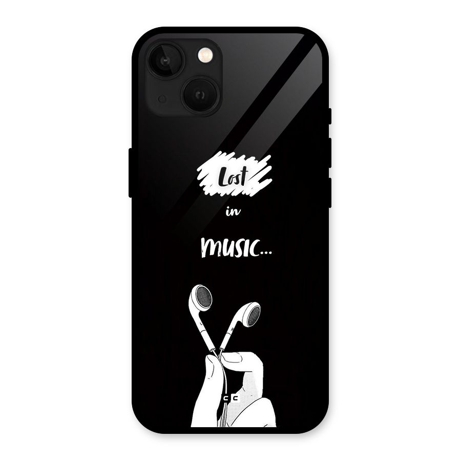 Lost In Music Glass Back Case for iPhone 13