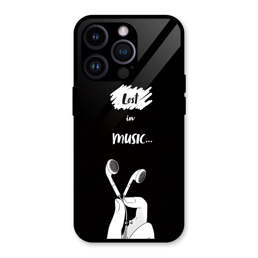 Lost In Music Glass Back Case for iPhone 14 Pro
