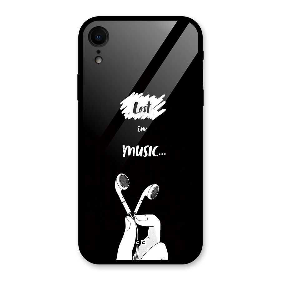 Lost In Music Glass Back Case for iPhone XR