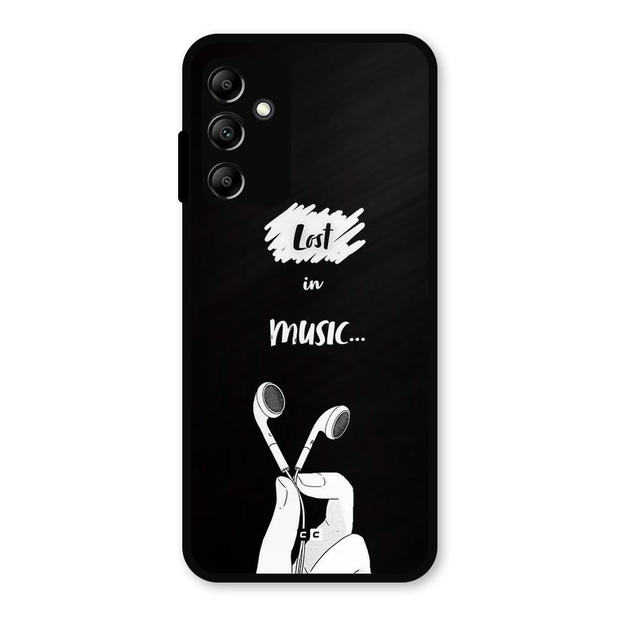 Lost In Music Metal Back Case for Galaxy A14 5G
