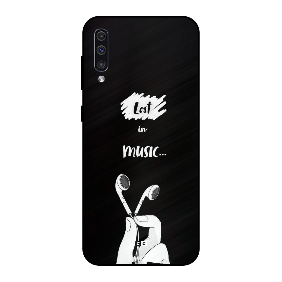 Lost In Music Metal Back Case for Galaxy A30s