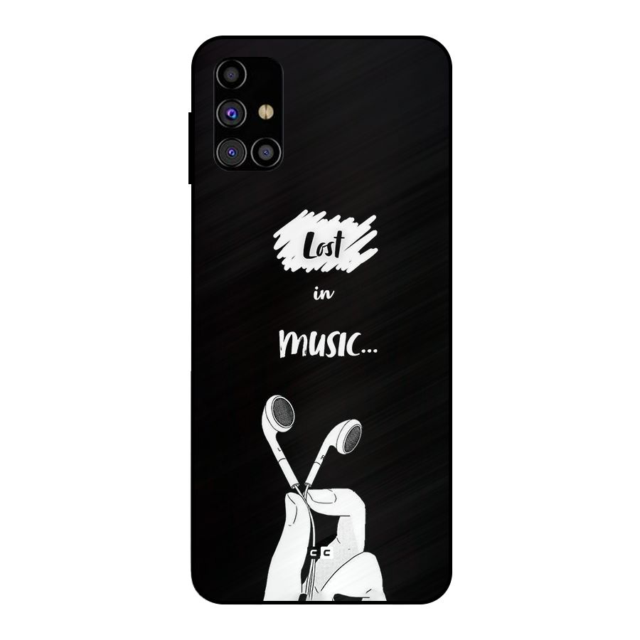 Lost In Music Metal Back Case for Galaxy M31s
