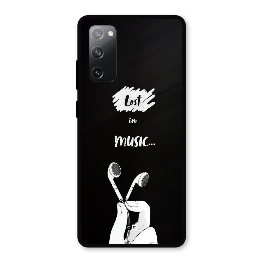 Lost In Music Metal Back Case for Galaxy S20 FE 5G