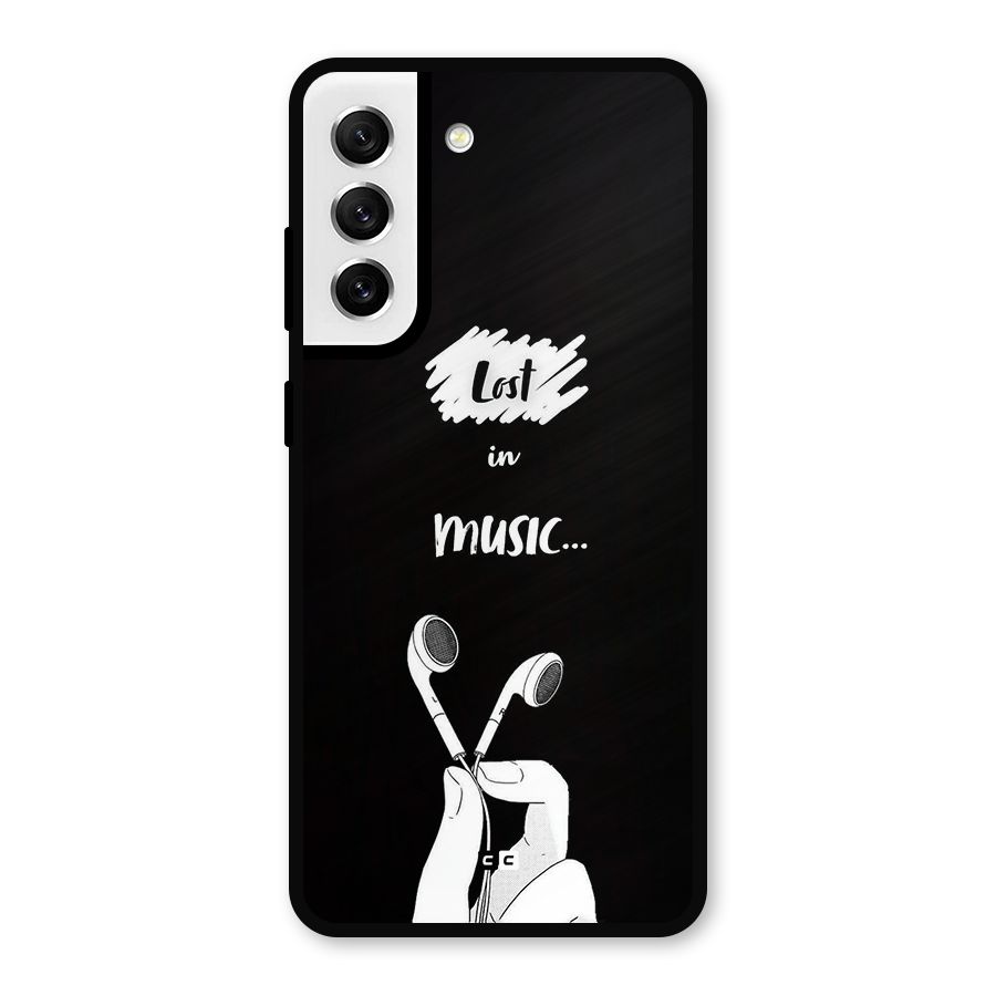 Lost In Music Metal Back Case for Galaxy S21 FE 5G