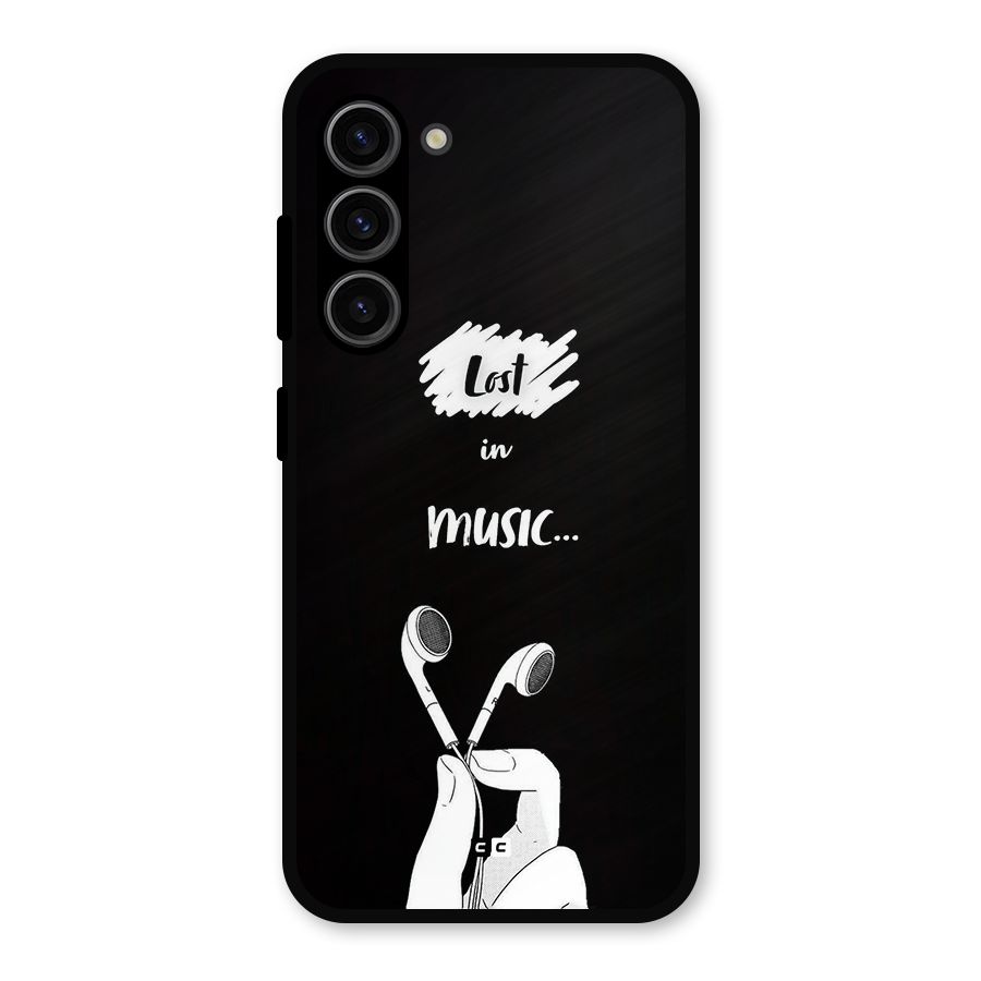 Lost In Music Metal Back Case for Galaxy S23