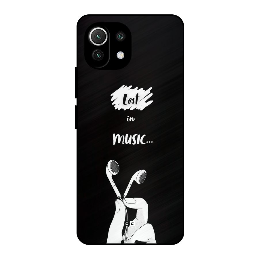 Lost In Music Metal Back Case for Mi 11 Lite