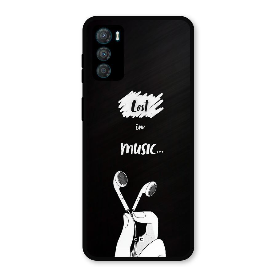 Lost In Music Metal Back Case for Moto G42