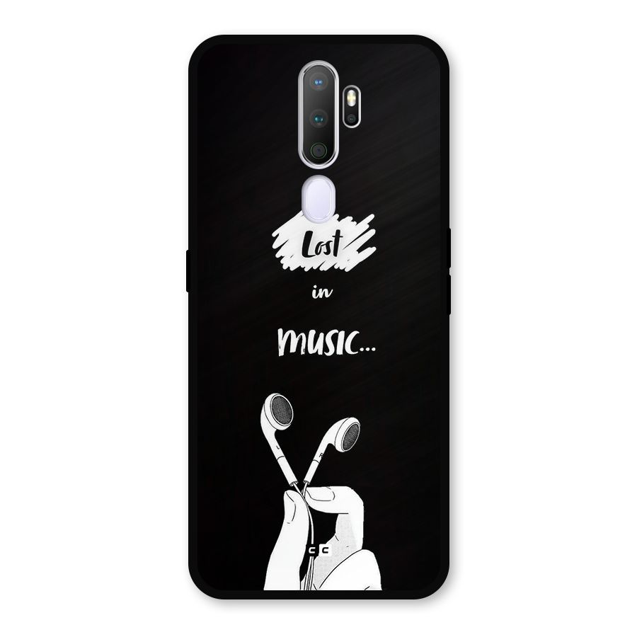 Lost In Music Metal Back Case for Oppo A5 (2020)