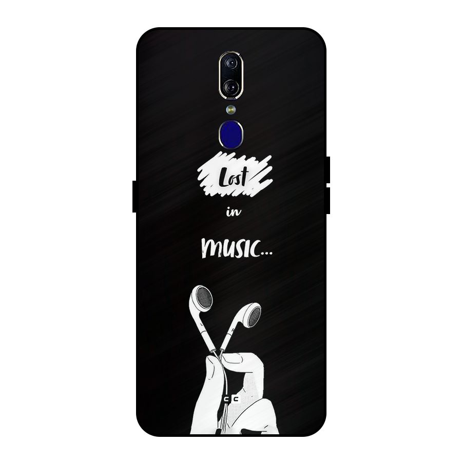 Lost In Music Metal Back Case for Oppo F11