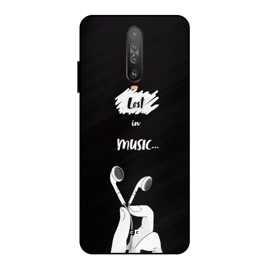 Lost In Music Metal Back Case for Poco X2