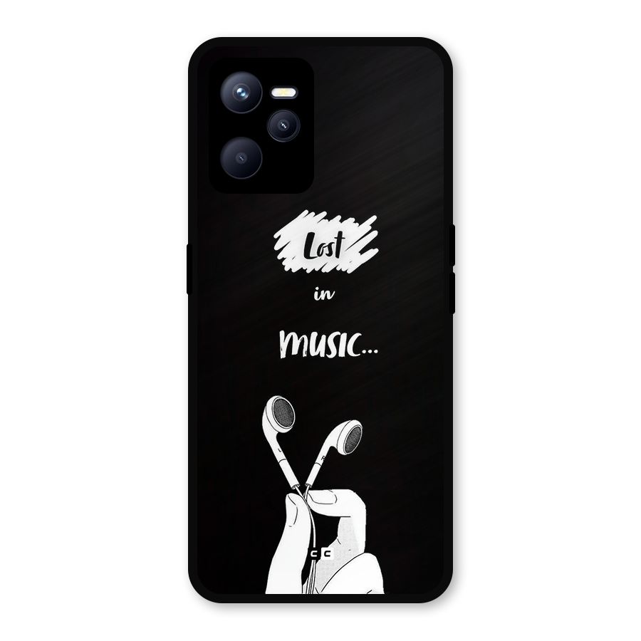 Lost In Music Metal Back Case for Realme C35