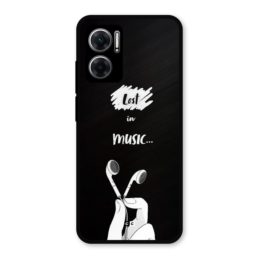 Lost In Music Metal Back Case for Redmi 11 Prime 5G