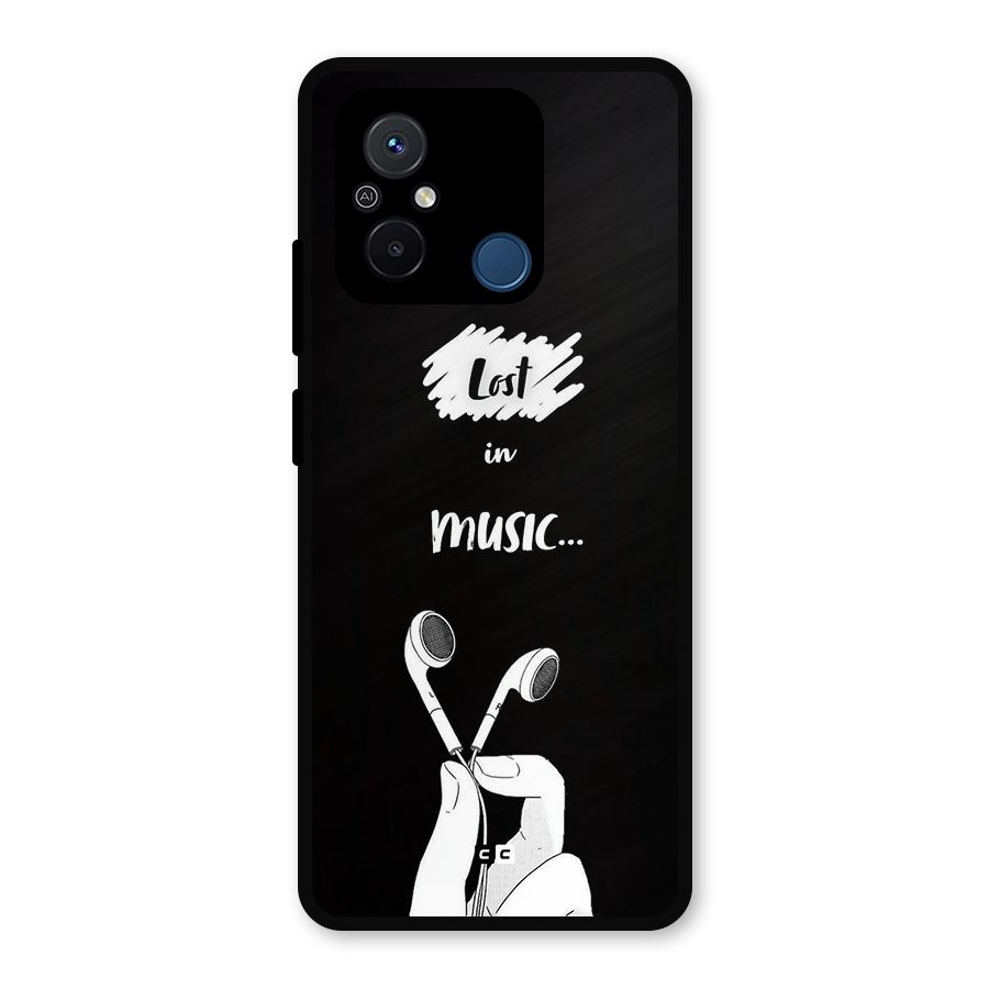 Lost In Music Metal Back Case for Redmi 12C