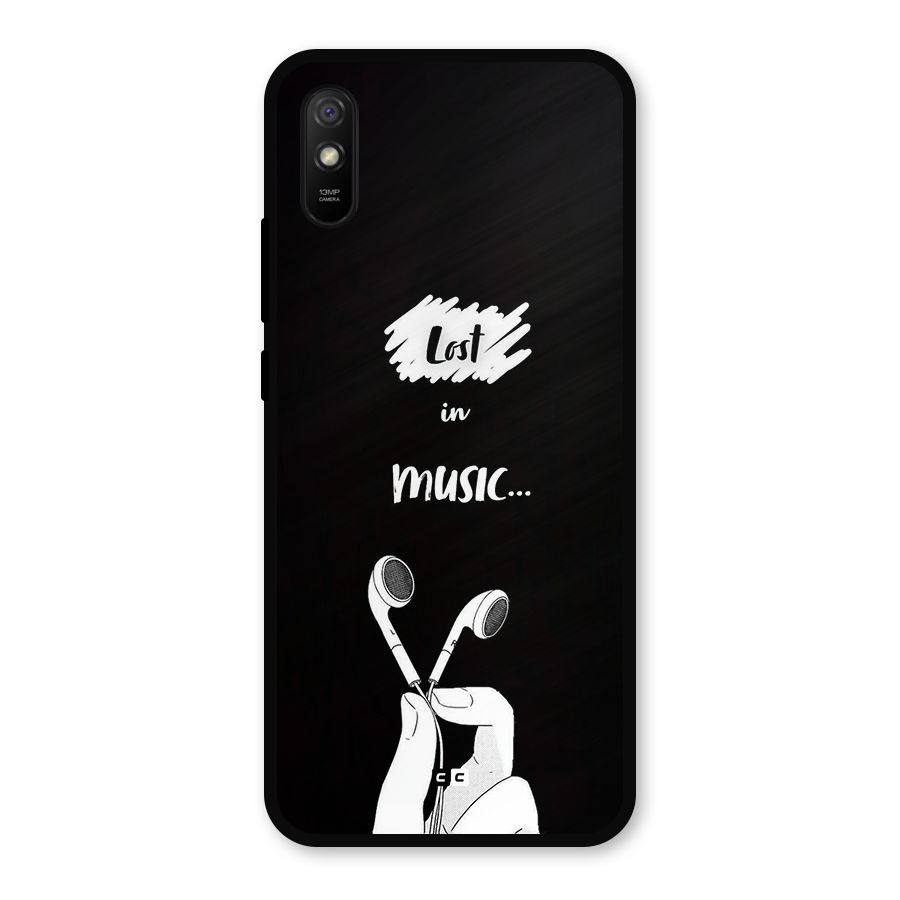 Lost In Music Metal Back Case for Redmi 9a