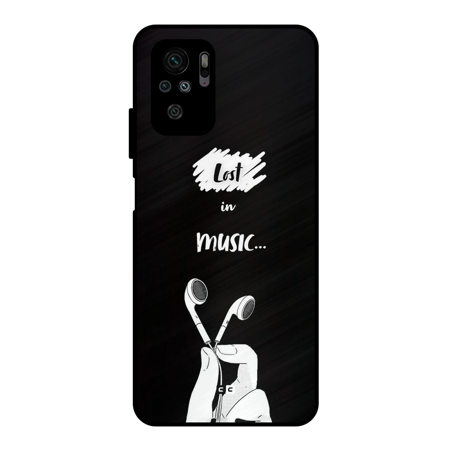 Lost In Music Metal Back Case for Redmi Note 10S