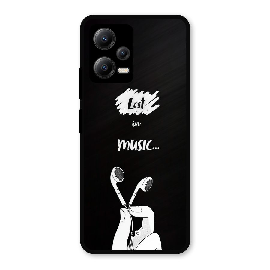 Lost In Music Metal Back Case for Redmi Note 12 5G