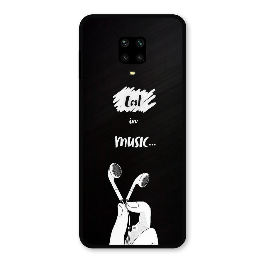 Lost In Music Metal Back Case for Redmi Note 9 Pro