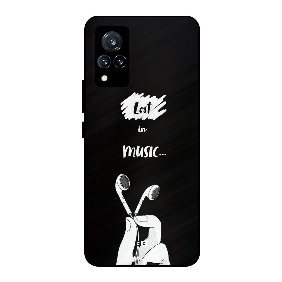 Lost In Music Metal Back Case for Vivo V21 5G