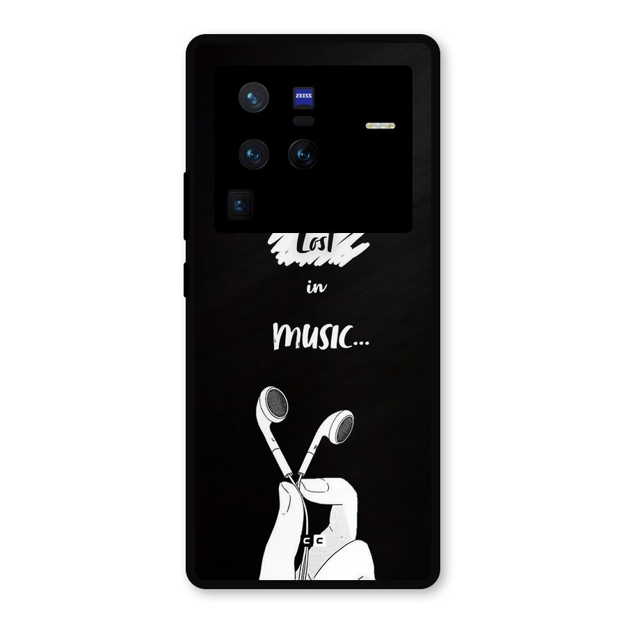Lost In Music Metal Back Case for Vivo X80 Pro