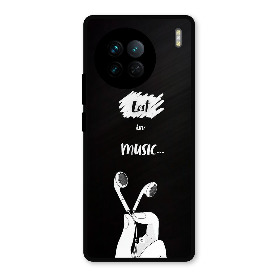 Lost In Music Metal Back Case for Vivo X90