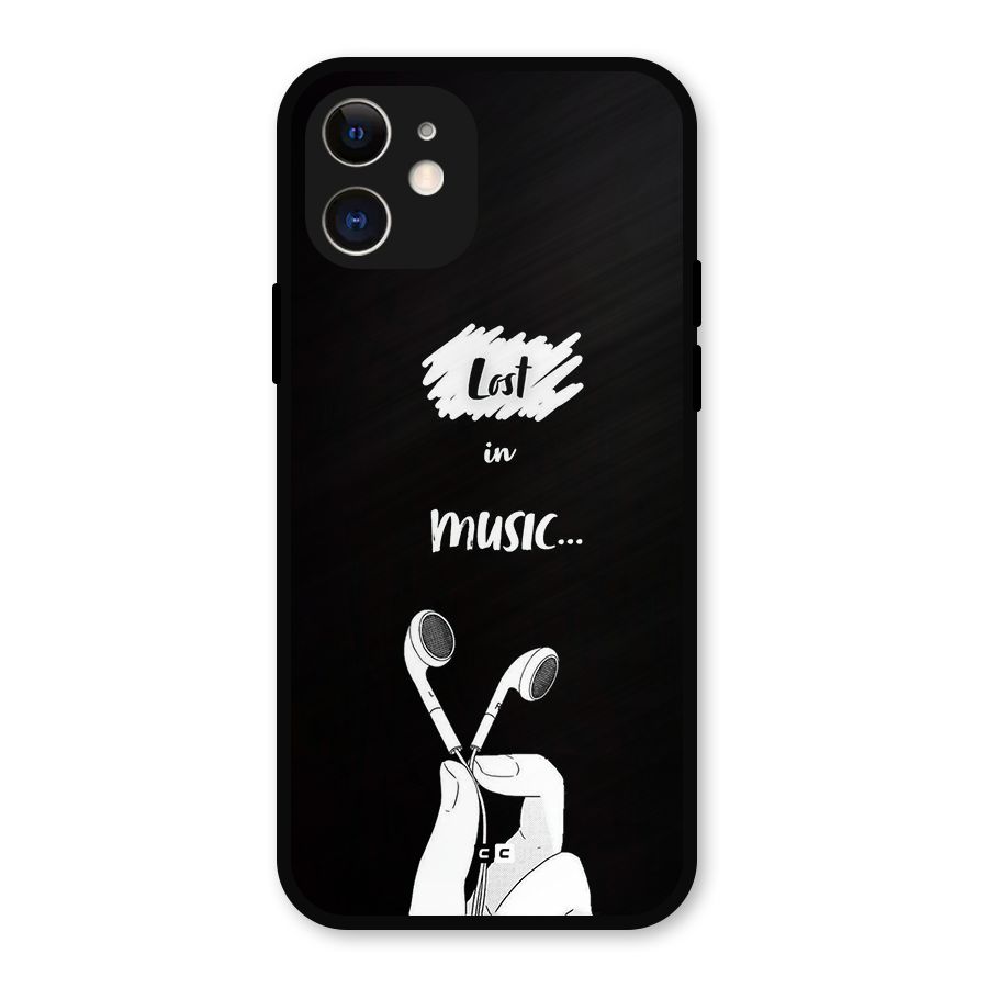 Lost In Music Metal Back Case for iPhone 12