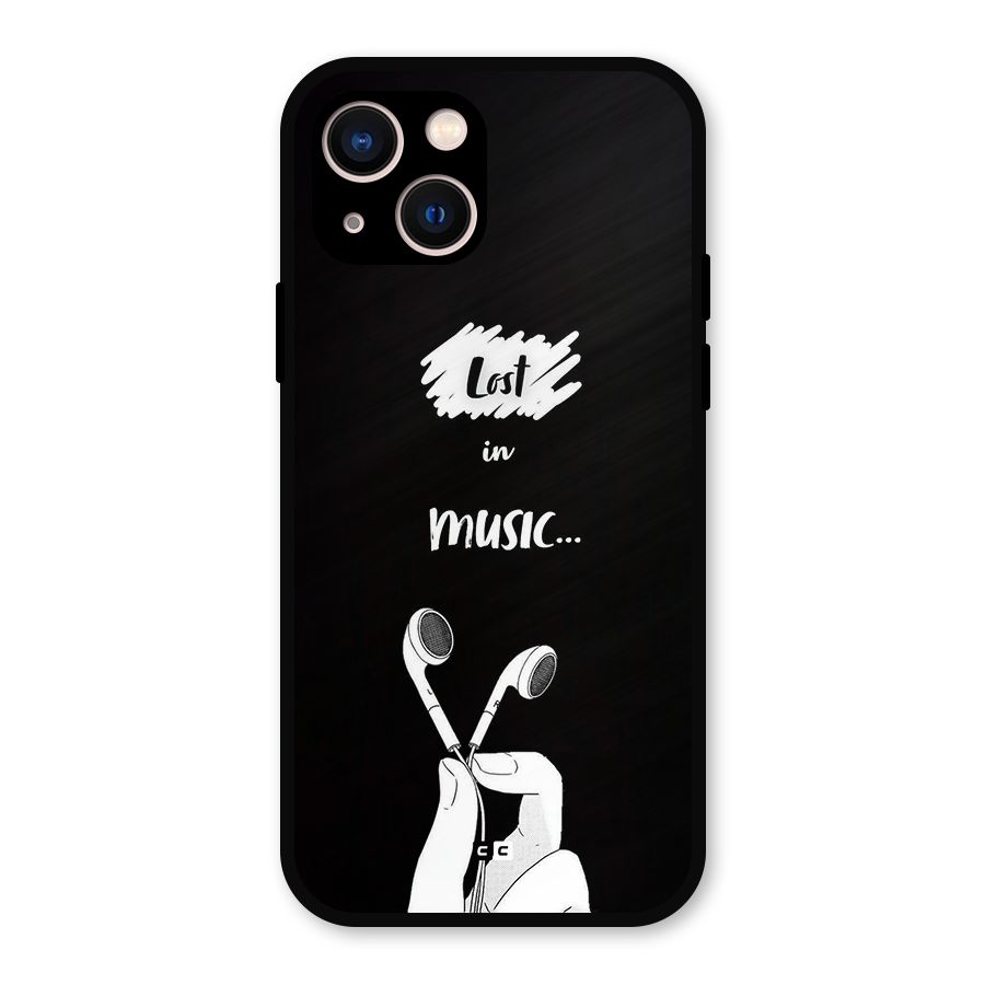 Lost In Music Metal Back Case for iPhone 13
