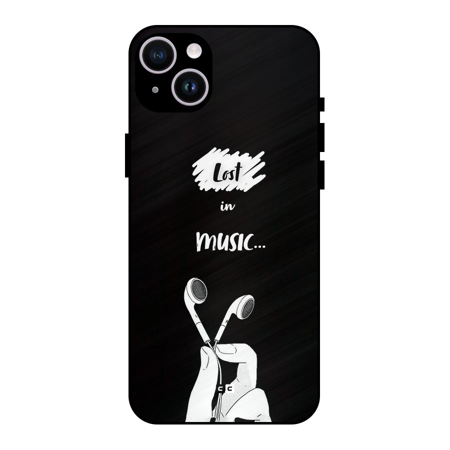Lost In Music Metal Back Case for iPhone 14 Plus