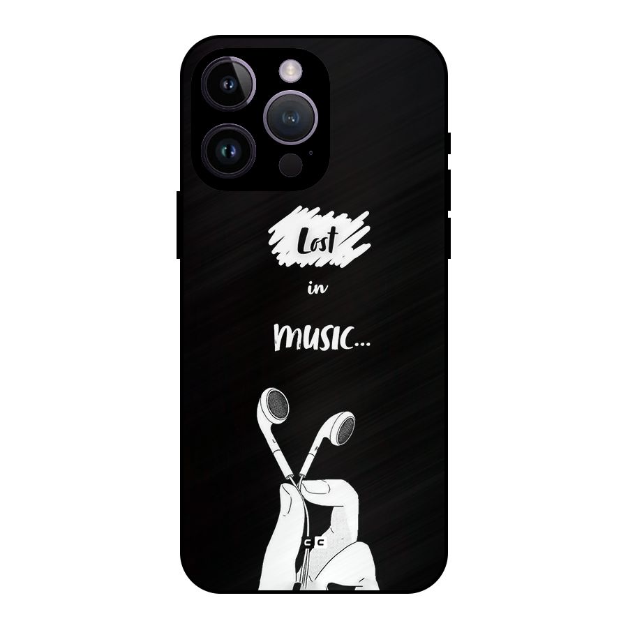 Lost In Music Metal Back Case for iPhone 14 Pro Max