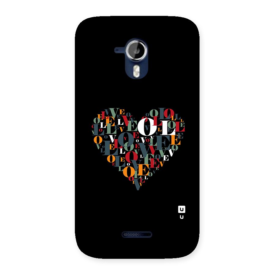 Love Abstract Heart Art Back Case for Canvas Magnus A117
