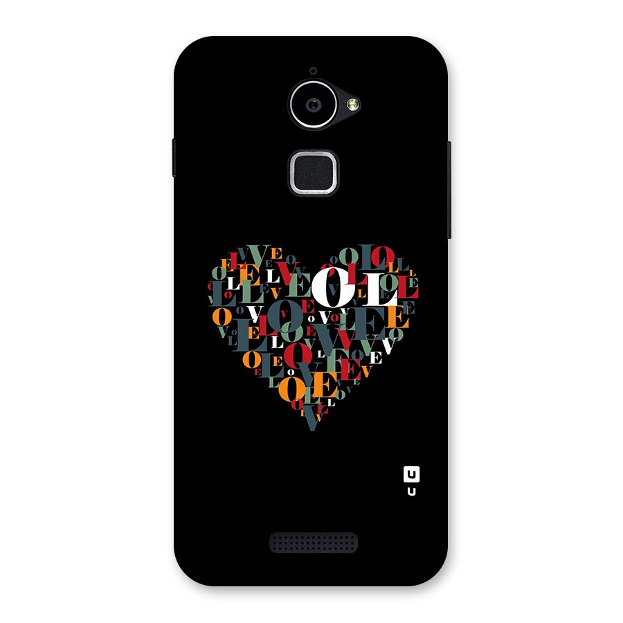 Love Abstract Heart Art Back Case for Coolpad Note 3 Lite