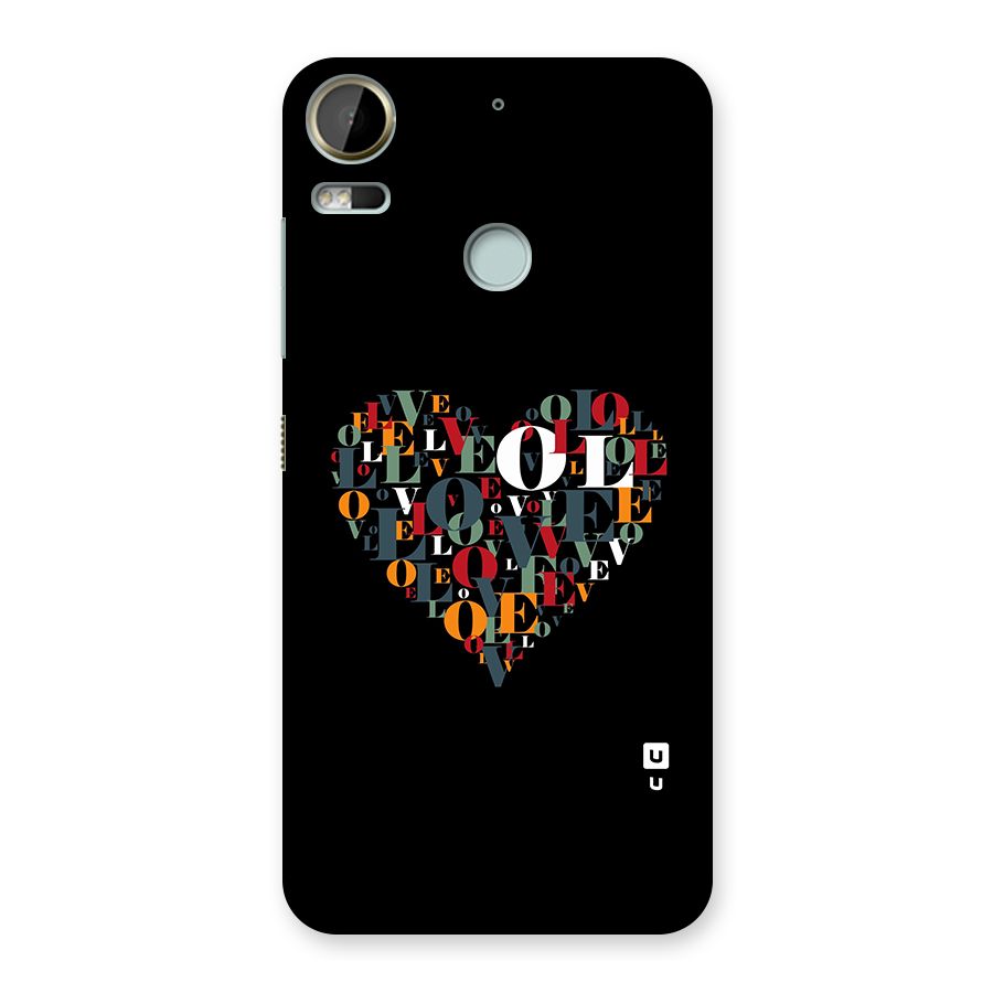 Love Abstract Heart Art Back Case for Desire 10 Pro