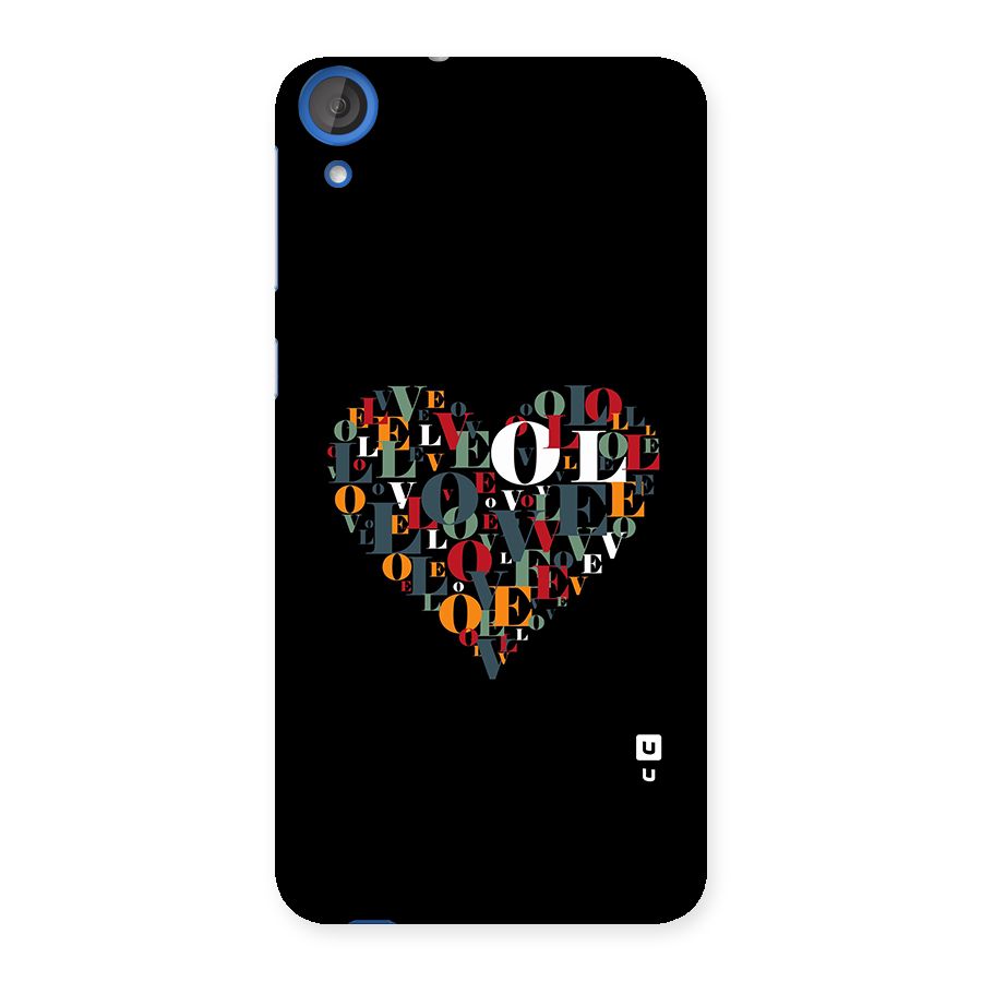 Love Abstract Heart Art Back Case for Desire 820