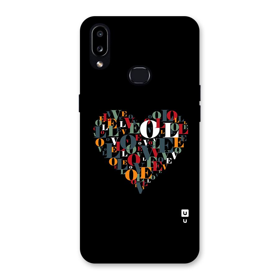 Love Abstract Heart Art Back Case for Galaxy A10s