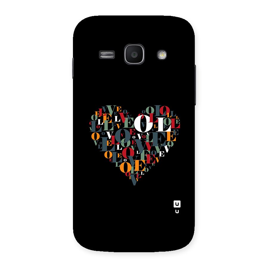 Love Abstract Heart Art Back Case for Galaxy Ace3