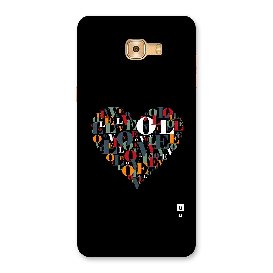 Love Abstract Heart Art Back Case for Galaxy C9 Pro